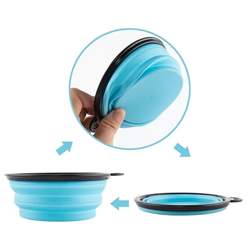 Collapsible Travel Food & Water Bowl product image 5